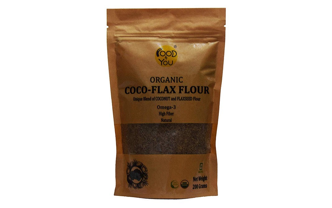 Food 4 You Organic Coco-Flax Flour    Pack  200 grams